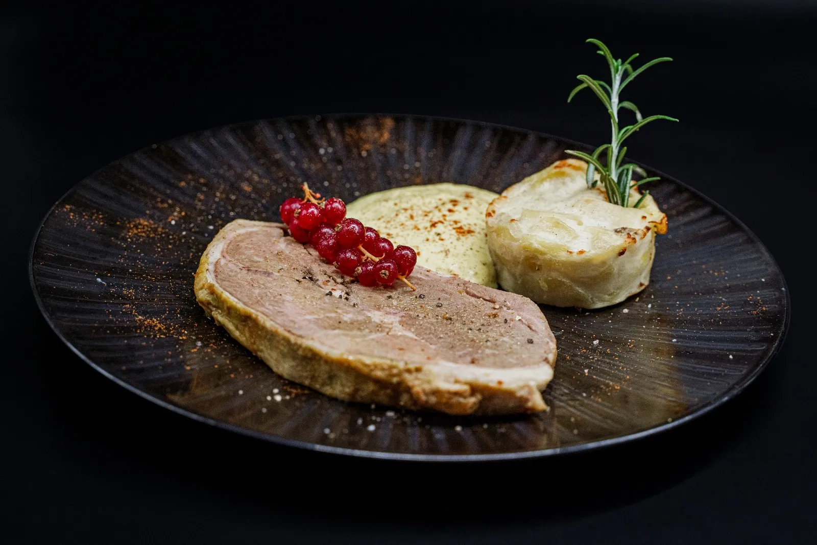 Plat gastronomique haut de gamme produits locaux - Traiteur Montpellier